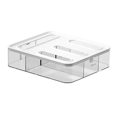 thumbnail image 1 of Kitchen Wrap Dispenser Organizer Box for Cling Wrap, Sandwich Bags - Space Saving Drawer Insert for Home Organization, 1 of 1