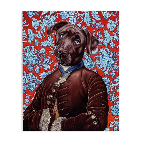 Stupell Industries Charming Labrador Composition Canvas Wall Art, design by Jane R. Talton