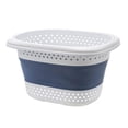 thumbnail image 2 of Cesta de lavandería plegable Sunnimix cesto de ropa plegable Azul, 2 of 8