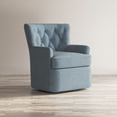 thumbnail image 3 of Jofran Bryson Transitional Upholstered Swivel Chair with Nailhead Trim, 3 of 6