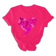 thumbnail image 7 of VKOYWKM Happy Valentines Day Shirts Women Love Graphic Tees Cute Tops Holiday Short Sleeve T Shirts Casual Crew Neck Romantic Tshirts, 7 of 7
