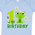 thumbnail image 4 of Inktastic 1st Birthday Princess Frog Girls Baby Bodysuit, 4 of 5