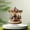 as show, variant on Christmas Carousel Figurine with Rotating Horses and Detailed Design Christmas Decor as show One Size