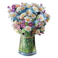 thumbnail image 3 of Tarjeta Felicitación Con Ramo Flores Emergente Papel 3D para El Día La Madre (pequeña Margarita), 3 of 5