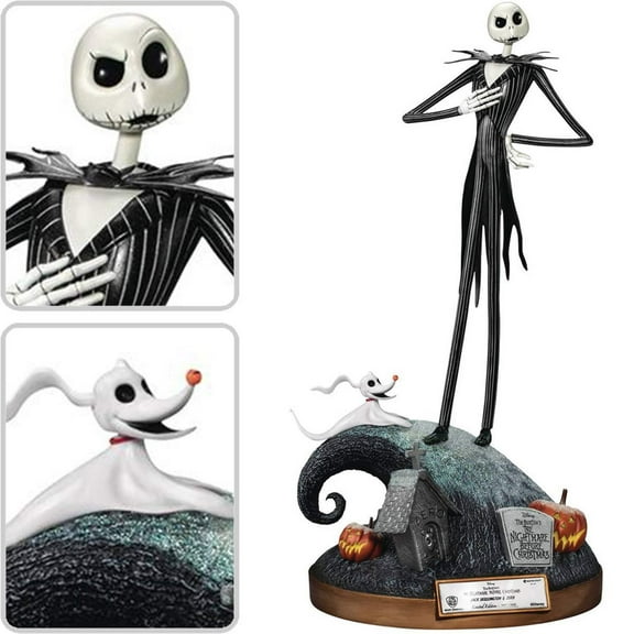 Beast Kingdom MC-076 The Nightmare Before Christmas Master Craft Jack Skellington & Zero Figure Set