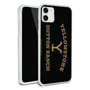 Yellowstone TV Show Dutton Ranch Protective Slim Fit Hybrid Rubber Bumper Case Fits Apple iPhone 8, 8 Plus, X, 11, 11 Pro,11 Pro Max, 12, 12 Pro