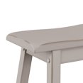 thumbnail image 6 of Birch Harbor Moreno Wood Backless Bar Height Stool, Distressed Gray, 6 of 7