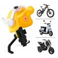 Motorcycle Phone Holder Cute Helmet Look Shock Proof Adjustable Angle