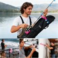 thumbnail image 4 of Fishing Rod Clip – 4Piece Rack Organizer, Portable Elastic Accessory, Pole Mount Attachment | Bank Shore Pier Pool Ice Saltwater Surfing Travel Gear for Anglers Fishermen Sports Lovers Adventures, 4 of 7