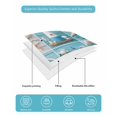 thumbnail image 5 of Quilts Twin XL Size, Nautical Beach Soft Comforter Bedding Set for Bed, Blue Coastal Starfish Lighthouse Starfish Lightweight Quilted Bedspread with Pillow Cover(2 Pieces) for All Season, 68x98 Inch, 5 of 6