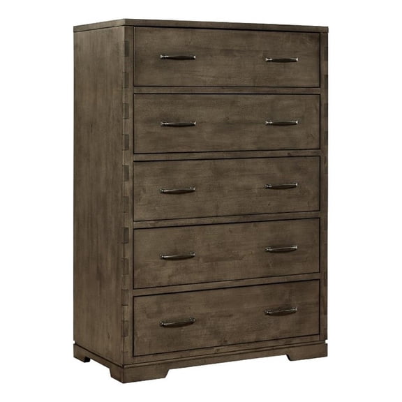 Westwood Design Dovetail 5-Drawer Chest Graphite