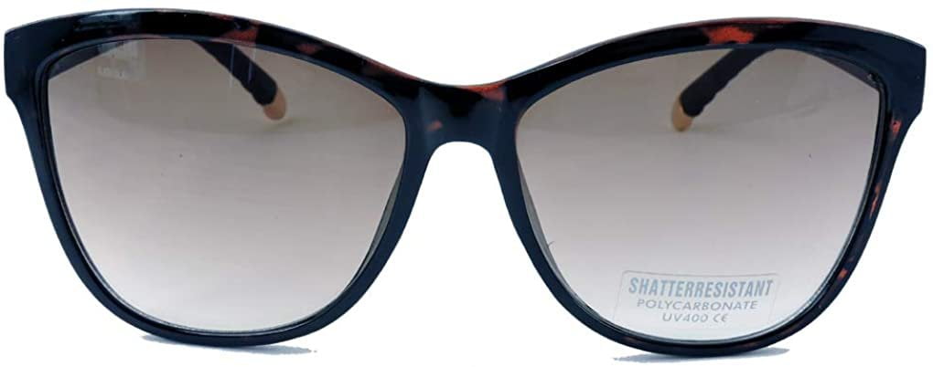 Vintage Fashion Cats Eye Wayfarer Sunglasses for Men Women UV 400 Tortoise