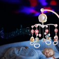 thumbnail image 4 of Mini Tudou Baby Musical Crib Mobile with Timing Function Projector and Lights,Hanging Rotating Rattles and Remote Control Music Box with 150 Melodies,Toy for Newborn 0-24 Months, 4 of 8