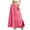 Hot Pink, variant on Womens Boho Maxi Skirt Flowy Ruffle Tiered Pleated Skirts Drawstring Elastic Waist Summer A Line Long Skirts
