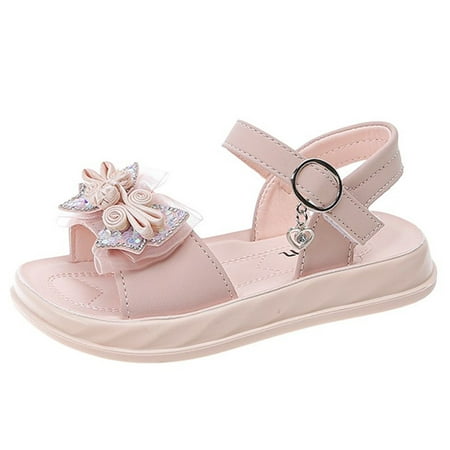 

Lopsie Toddler Sandals Little Kid Girls Sandals Adjustable Strap Outdoor Summer Beach Shoes