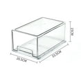 thumbnail image 2 of Food Container with Easy Grip Base Stackable Pull Out Storage Box for Shelves Countertops Freezer, 2 of 2