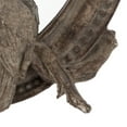 thumbnail image 4 of 10 Inch Resin Oval Accent Table Mirror, Perched Birds, Dark Bronze- Saltoro Sherpi, 4 of 5