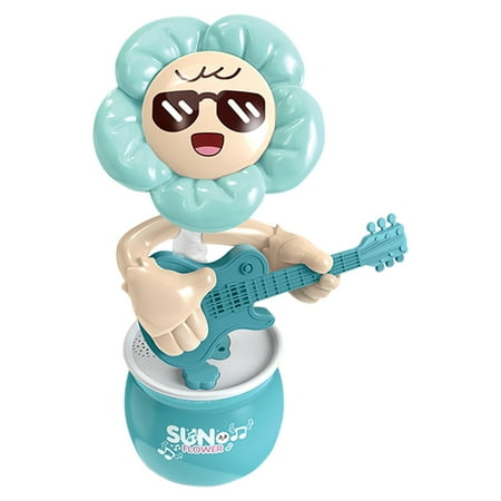 

Willkey Sing Dancing Sunflower Fully Automatic Universal Walking Recording and Talk to Me with Light and Music Dancing Sunflower Toys for Baby Boys and Girls