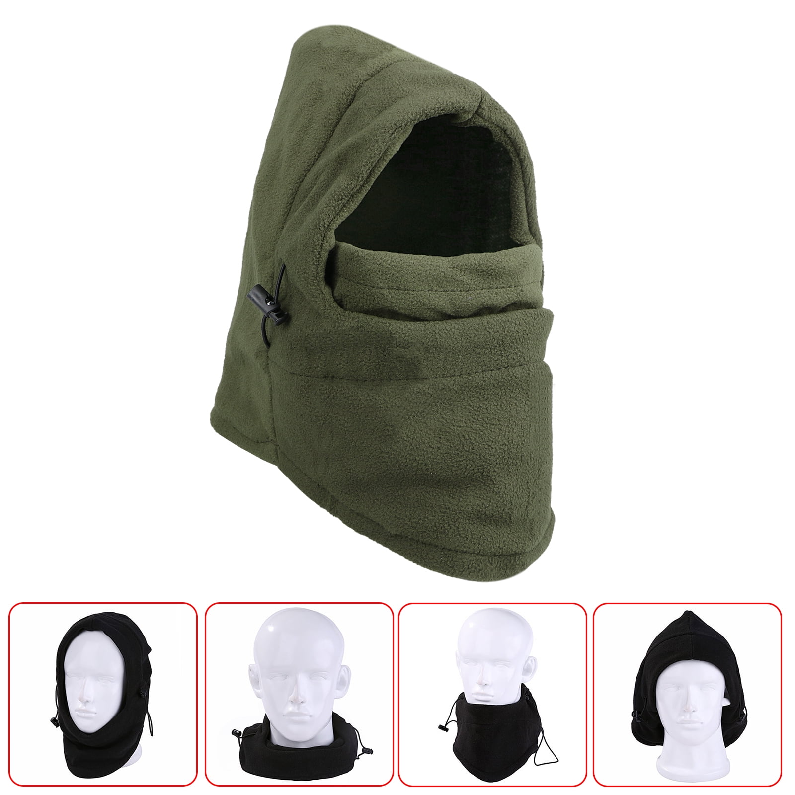 Newest and Functional Windproof Neck Warm Helmet Winter Face Hat Fleece Hood Ski Mask Equipment by EEEKit