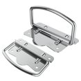 thumbnail image 4 of GROWTH TANK 3X 2 Pieces Rings Folding Pull Handles Metal for Door Chest Wooden Box, 4 of 8