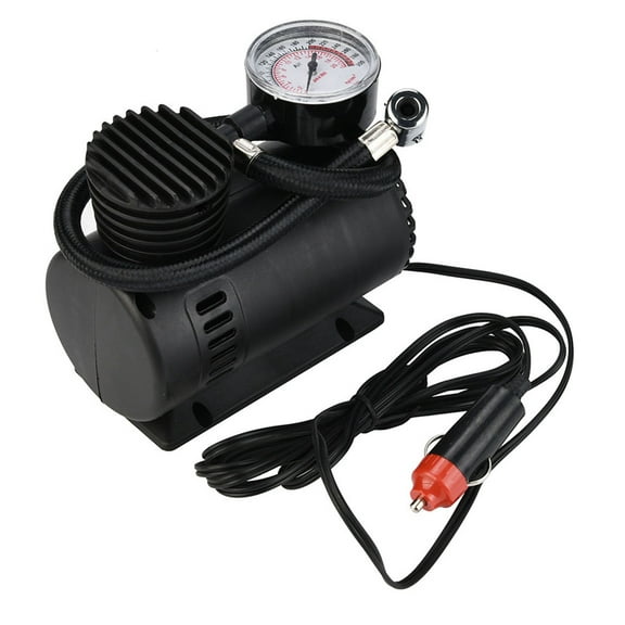 VALSEEL Car Accessories Tire Inflator Portable Atmospheres Compressor, Fast Inflate With Mechanical Pressure Gauge for Car Tires, Motorcycle Bike Ball Other Inflatables Car Accesso Electronics