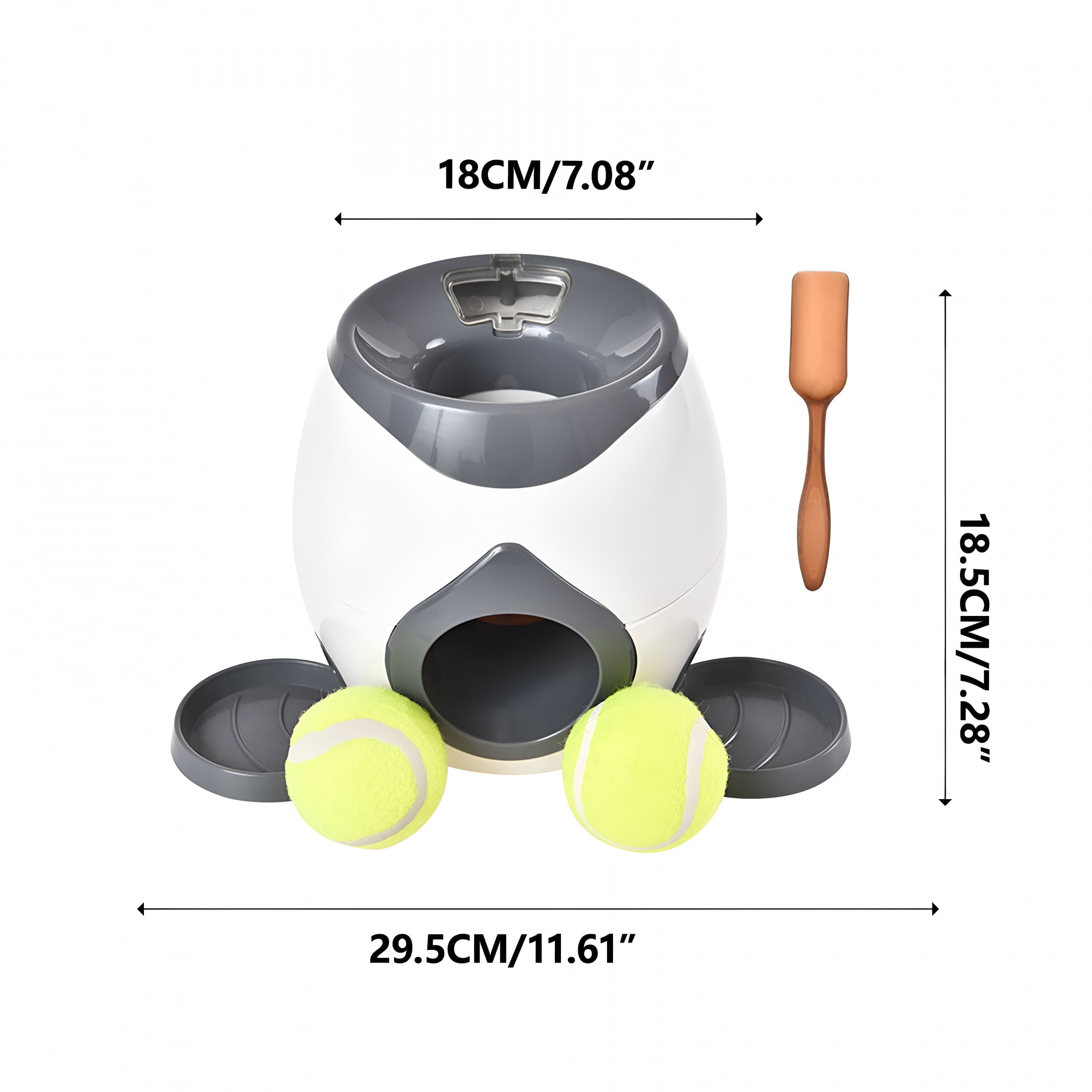 BESTSKY Automatic Ball Launcher for Dogs Interactive Puppy Pet Ball Indoor Thrower Fetch Machine, For Small Size Dogs Interactive Therapy Slow Feeding Toys for Cats and Dogs
