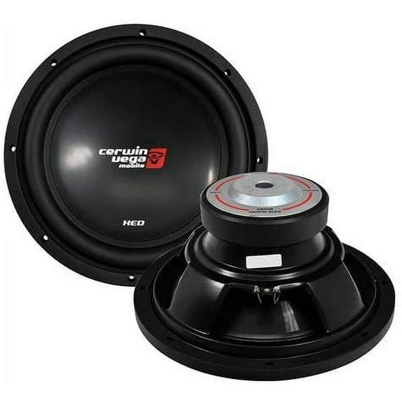 Cerwin Vega XED10V2 (XED10) 1000 Watts 10 Inch Single 4 Ohm Car Audio SUB
