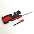 thumbnail image 2 of Lishi 6-in-1 Pocket Knife Sharpener & Survival Tool: Fire Starter, Whistle, Diamond Sharpening Rod, 2 of 5