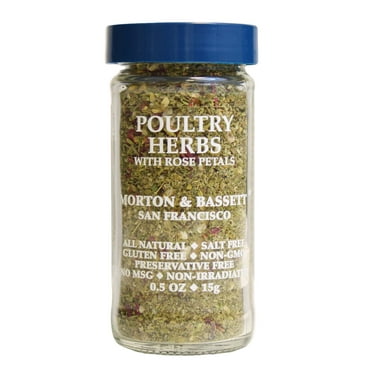 Morton & Bassett Poultry Herbs with Rose, 0.5oz - Herb Blend
