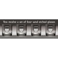 thumbnail image 2 of Leonard Irish Coat of Arms Tumbler Glasses - Set of 4 (Sand Etched), 2 of 2