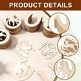 thumbnail image 4 of Keyohome Unfinished Wood Horseshoe Crafts Kit Multipurpose Sturdy Wood Horseshoes Cutout Smooth Horses Cutout Craft Slices for Decoration, 4 of 10