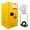 Yellow(18 x 18 x 35.5 in), variant on Chemical Storage Cabinet, 18.11"x 18.11"x 23", Anti-Static Grounding, Fireproof Cabinet, Safety Storage Unit, Lab, Shipyard, Factory