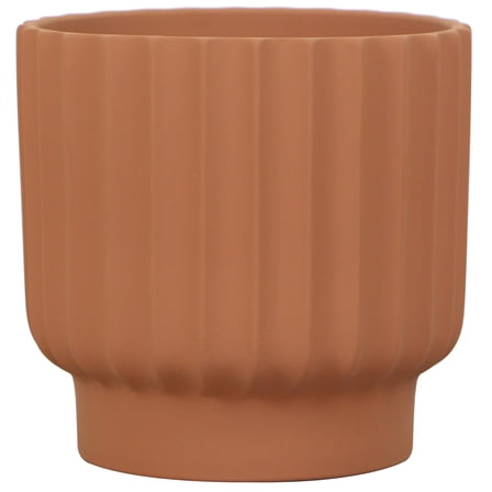 Mainstays Zion 4.25" x 4.25" x 3.75" Round Terracotta Planter