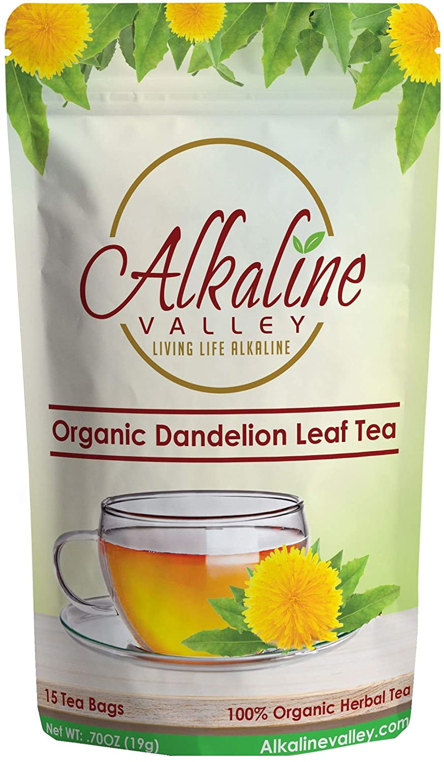 Dandelion Leaf Tea or Diente De Leon 100 Organic and Alkaline 15