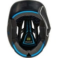 thumbnail image 4 of Champro Sports Adult HX Legend Plus Batting Helmet W/Universal Jaw Guard Black/White 7 - 7 1/2, 4 of 7