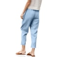 thumbnail image 5 of Scyoekwg Pants For Women Elastic Waist Casual Pants With Side Pockets Lightweight Fashion Classic Solid Color Comfy Baggy Pants Trousers (Light Blue,XXXXXL), 5 of 7