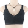 thumbnail image 3 of Sngxgn Wireless Bra with S upport for Women Seamless Bra Full Coverage Bra(Black,XXL), 3 of 5