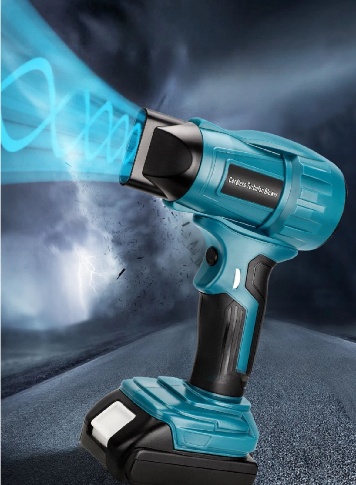 350W Cordless Handheld Leaf Blower For Makita 18V Violent Blower Mini Jet Fan