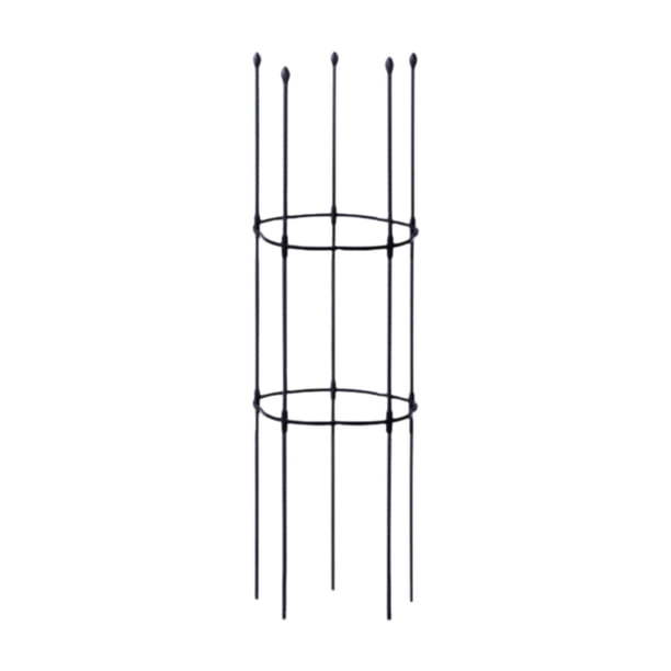 Estructura vertical decorativa de metal para plantas trepadoras y flores. 103 cm