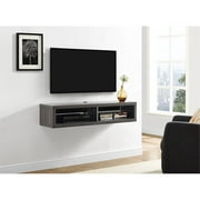 Beaumont Lane 48" Shallow Wall Mounted Media Console in Gray