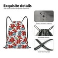 thumbnail image 3 of Yiaed Lilies Flowers Print Drawstring Bags Drawstring Backpack Bulk String Back Pack Gym Sport Bag-Medium, 3 of 5
