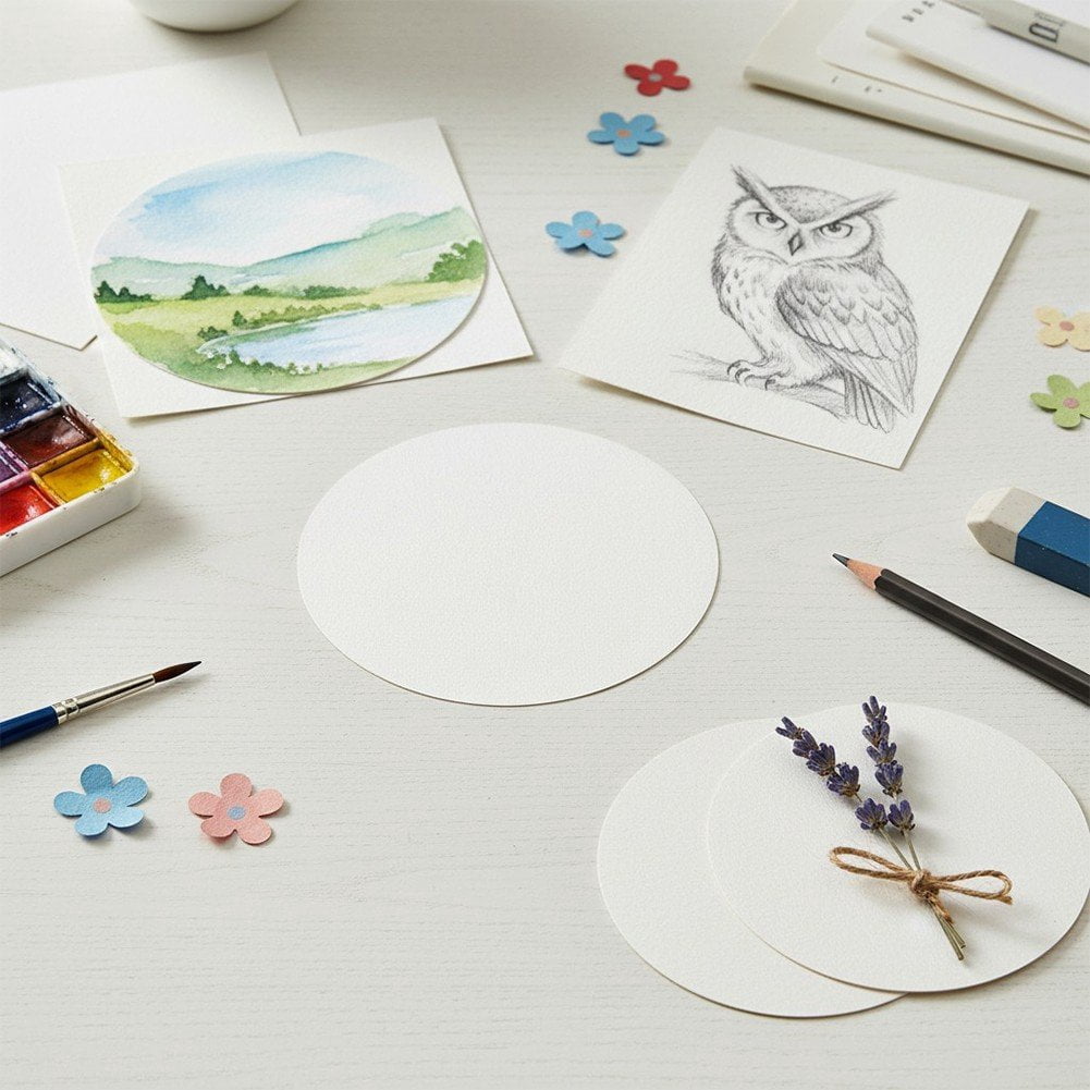 Slccxzc 100 Sheets 300GSM Watercolor Paper, Art Paper for Drawing Painting Artists