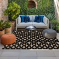thumbnail image 2 of Western Cowboy Outdoor Rug for Patio/Deck/Porch, Non-Slip Large Area Rug 5 x 8 Ft, Country Cow Head Cactus Sun Vintage Indoor Outdoor Rugs Washable Area Rugs, Reversible Camping Rug Carpet Runner, 2 of 8