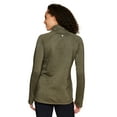 thumbnail image 2 of RBX Active Women's Zip Mock Neck Wrap Fleece Pullover Sweatshirt With Pockets, 2 of 9