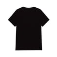 thumbnail image 2 of Women'S Casual Crew Neck T-Shirt, Quick Drying Knit Fabric, Regular Length, with Chocolate Dripping Stacked Geometric Pattern, for All Seasons, 2 of 6