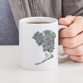 thumbnail image 4 of CafePress - Queens New York Map Typography Mugs - 11 oz Ceramic Mug - Novelty Coffee Tea Cup, 4 of 6