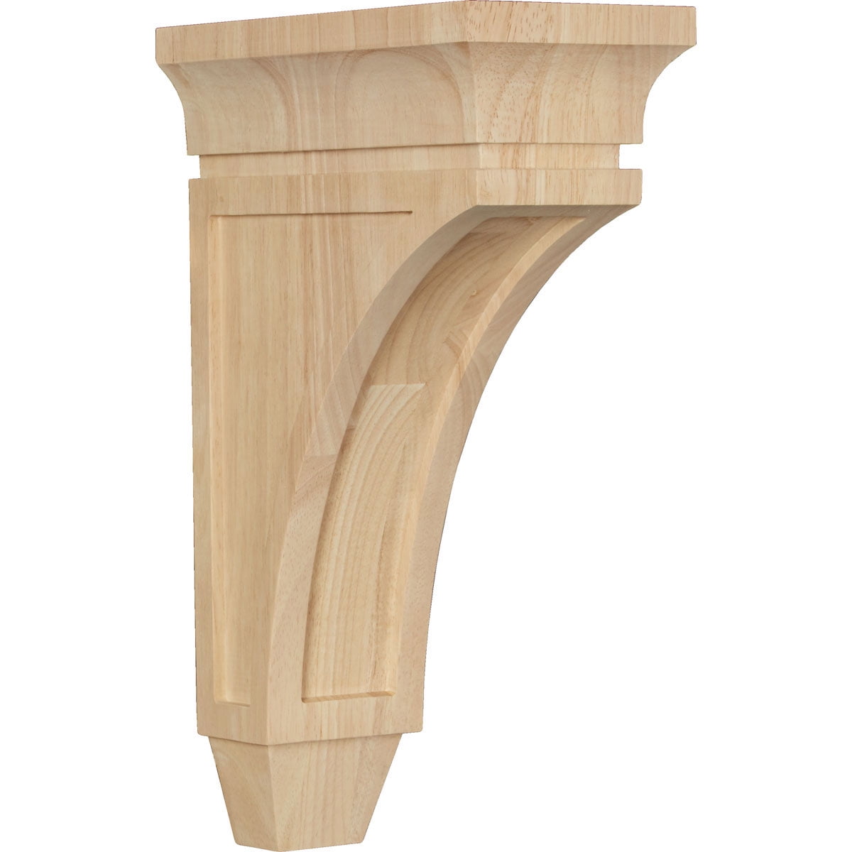 Photo 1 of 4 1/2W x 9D x 14H Large Lucan Wood Corbel, Rubberwood