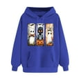thumbnail image 4 of Hoodies for Women Fall Halloween Graphic Outfits Oversized Hoodies Comfy Sweatshirts Casual Tops with Pockets L, 4 of 6
