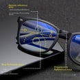 thumbnail image 3 of Gafas de presbicia multifocales progresivas plegables anti luz azul para mujer, lentes para hipermetropía, gafas de presbicia con zoom, retro para hombre, 3 of 5