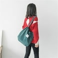 thumbnail image 3 of Women Corduroy Shoulder Bags Casual Canvas Handbags Top Handle Tote Crossbody Shopping Bags, 3 of 4